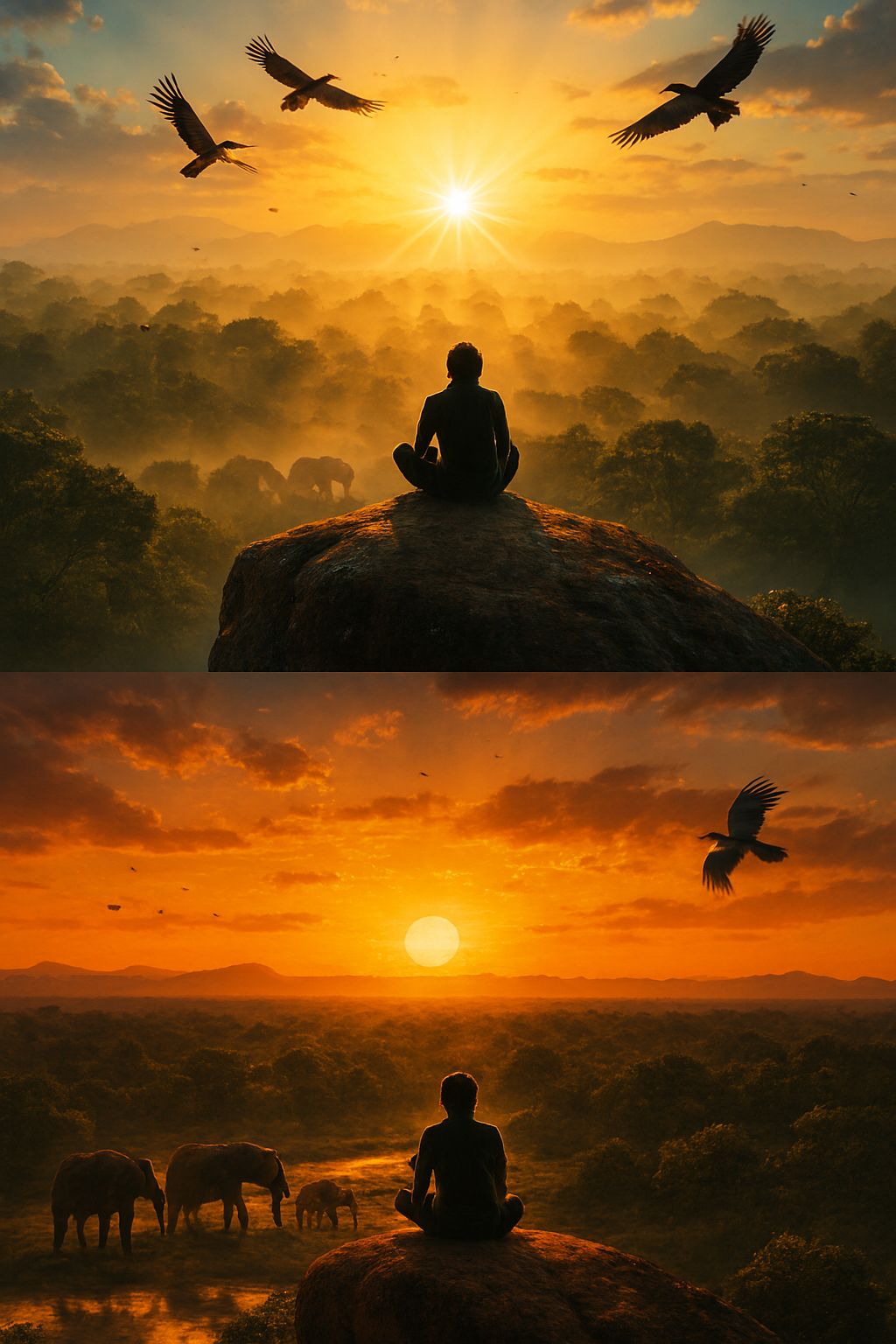 The Golden Hour Theatre: A Sunrise & Sunset Rock Adventure